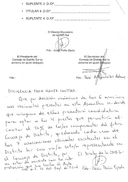 Elecciones Consejo de Distrito Elecciones Consejo de Distrito